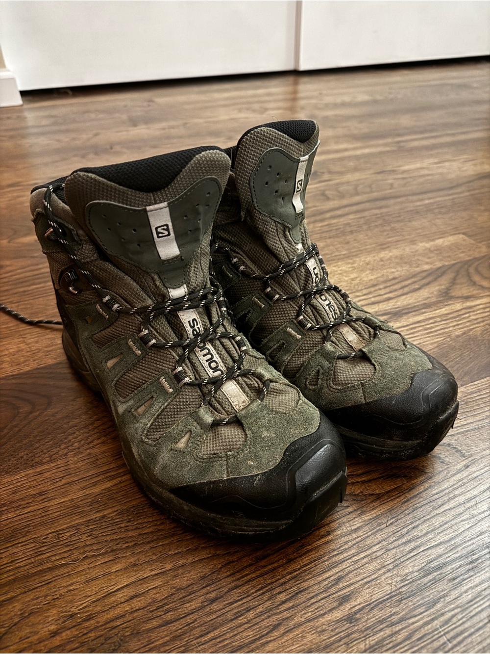 Salomon Quest 4D 3 GTX Hiking Boots Green Trail